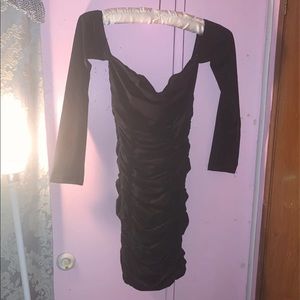 Blanc over the shoulder boutique dress